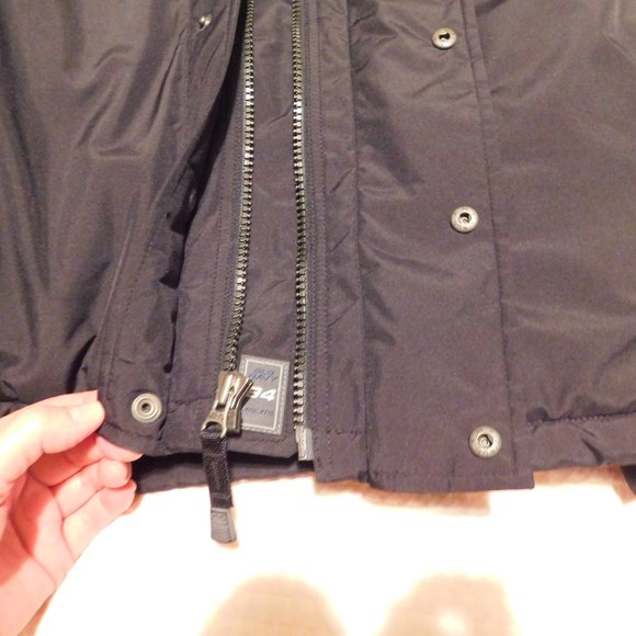 OLD NAVY Rain Parka Insulated Super Warm yet Lightweight Reflective Stripe Sz L - Picture 10 of 10